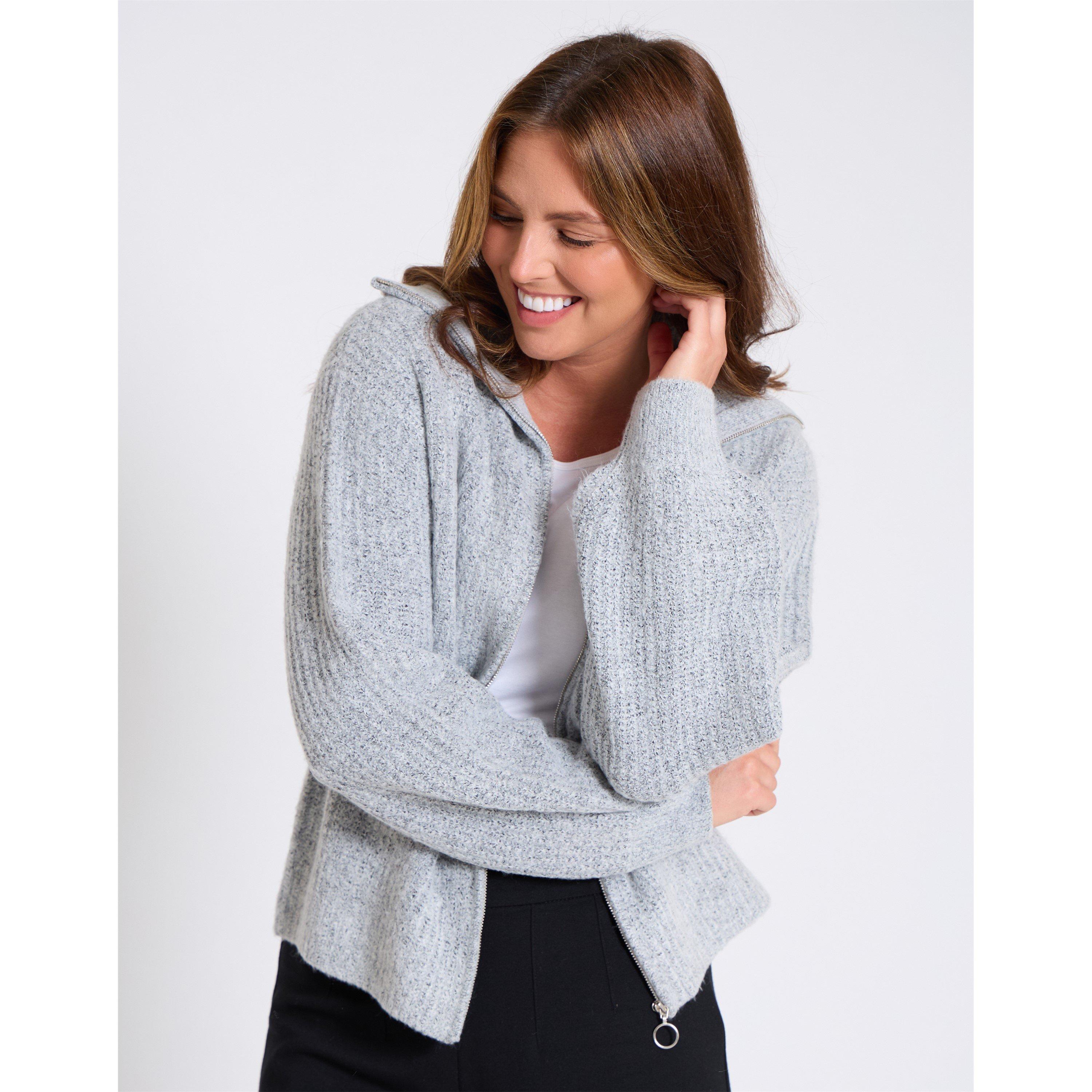 Be You BY Full Zip Cardigan Womens