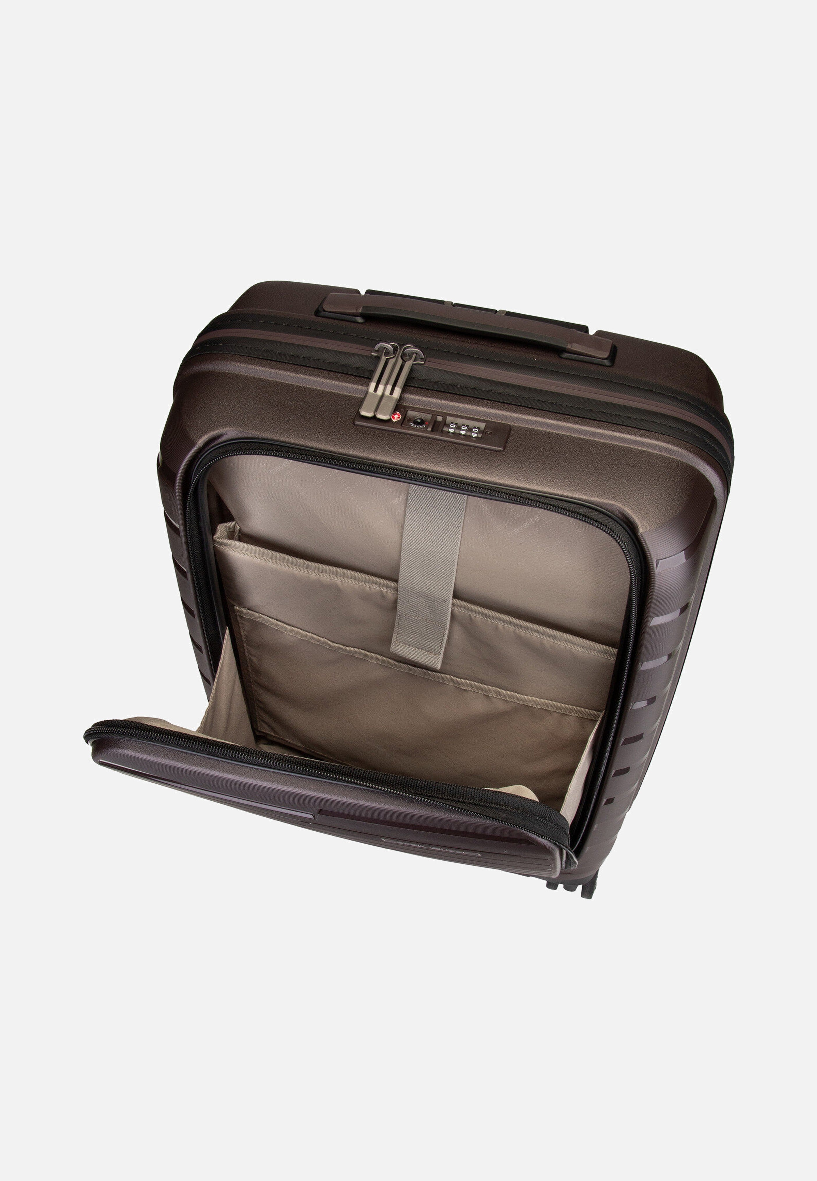 Air Base 4-Rad Trolley S Vortasche Coffee - Koffer