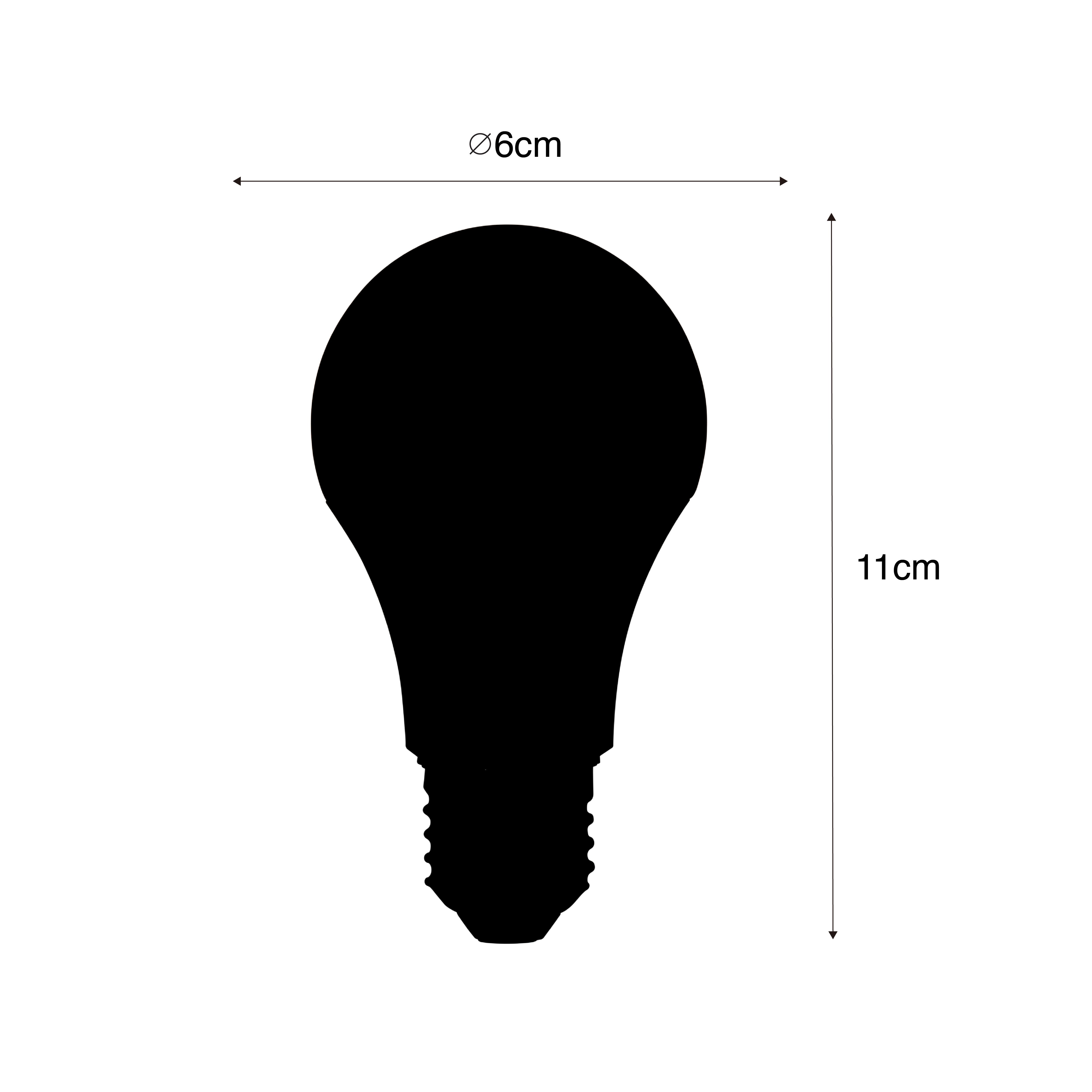 Set van 3 smart E27 LED lampen A60 mat RGBW 8,5W 806 lm 2700K