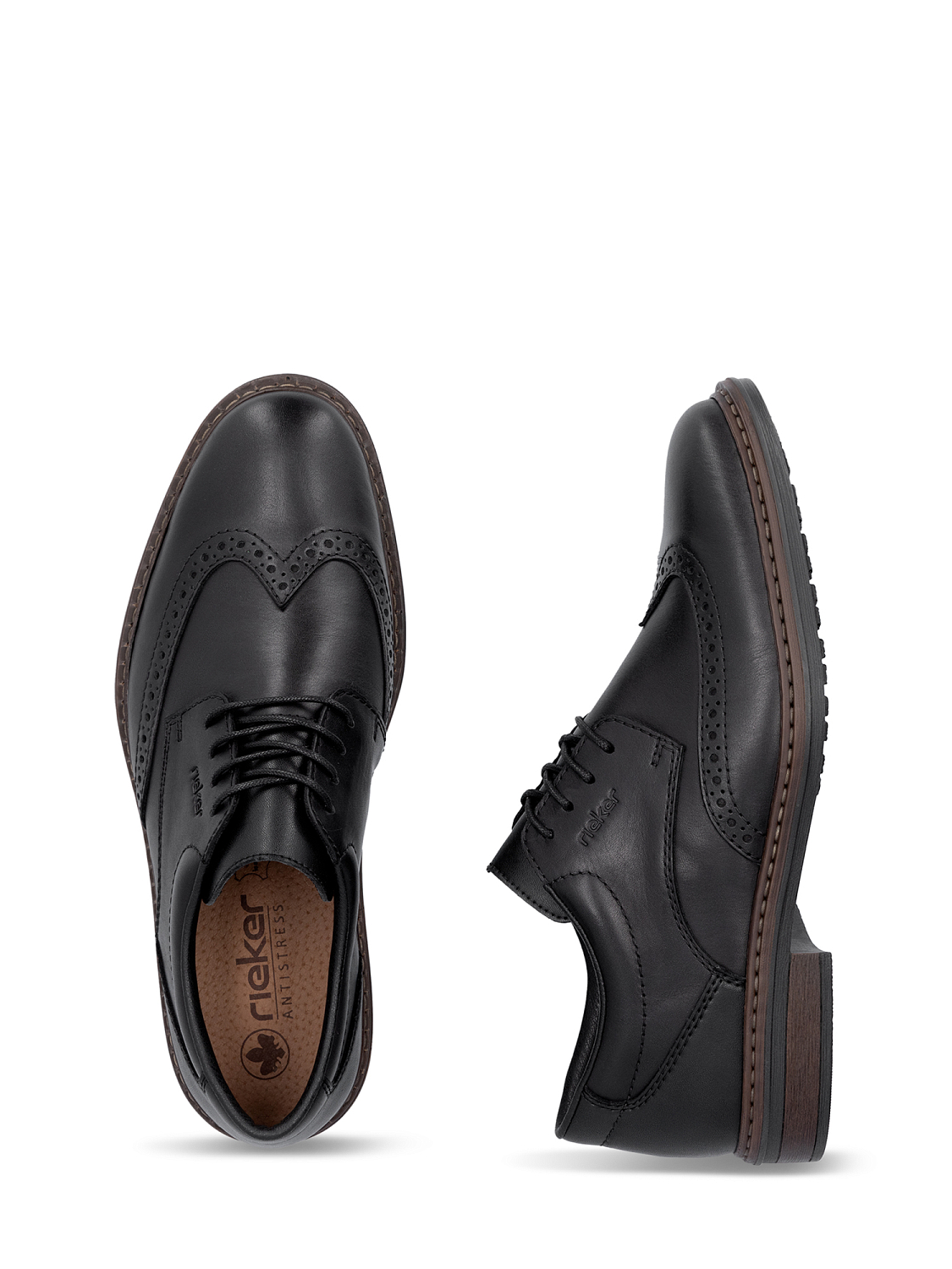 Rieker Dublin Leather Black Dressko