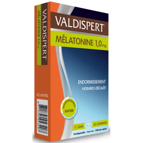 Mélatonine 1mg - 50 Comprimés