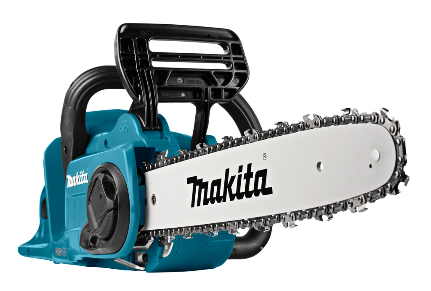 Makita DUC353PG4J 2x18V Li-Ion accu kettingzaag set (4x 6,0Ah) incl. Mbox - 35cm - koolborstelloos