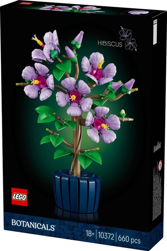 LEGO - Botanicals Hibiscus - 10372 - Bouwset - Lavendel - 660 Onderdelen
