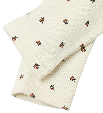Lil' Atelier Leggings - Marienkäfer - Slim Rib - NbnLago - Turte