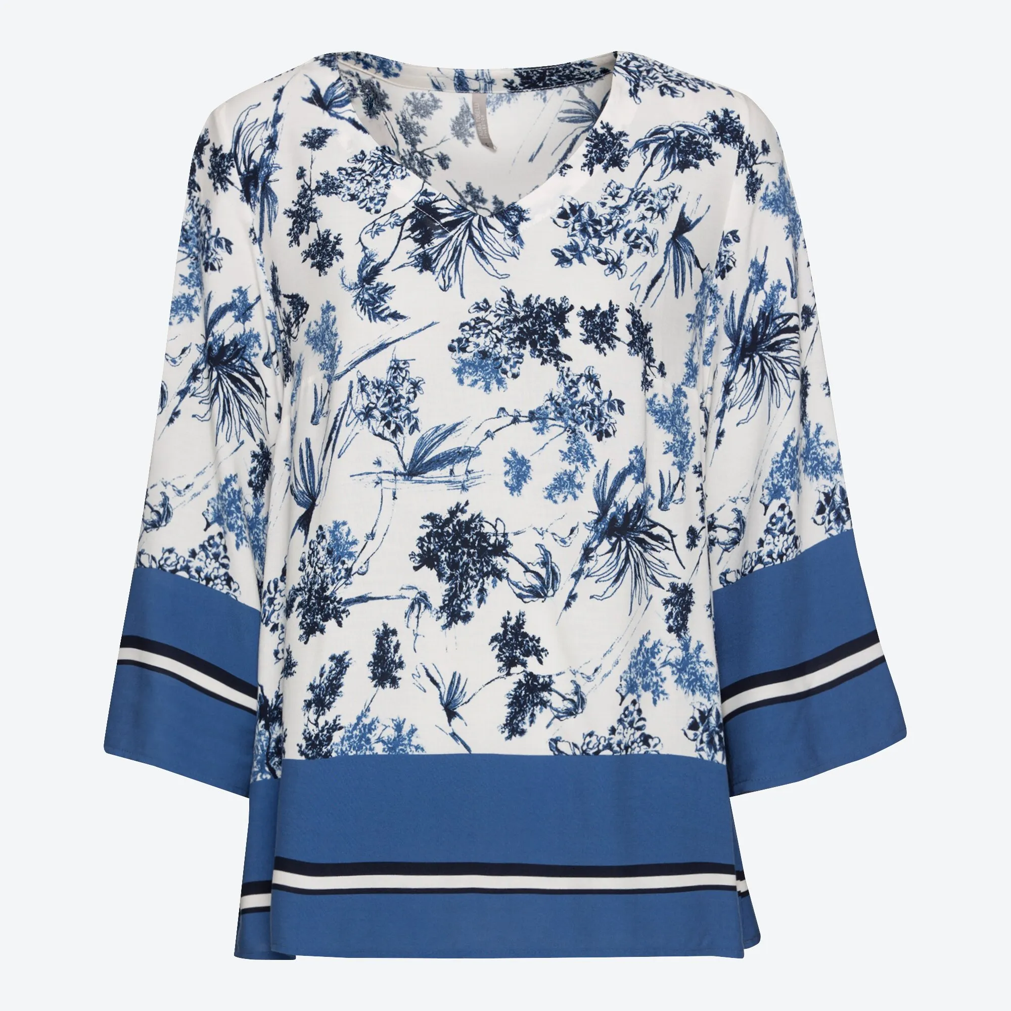 Damen-Bluse mit Blumendesign