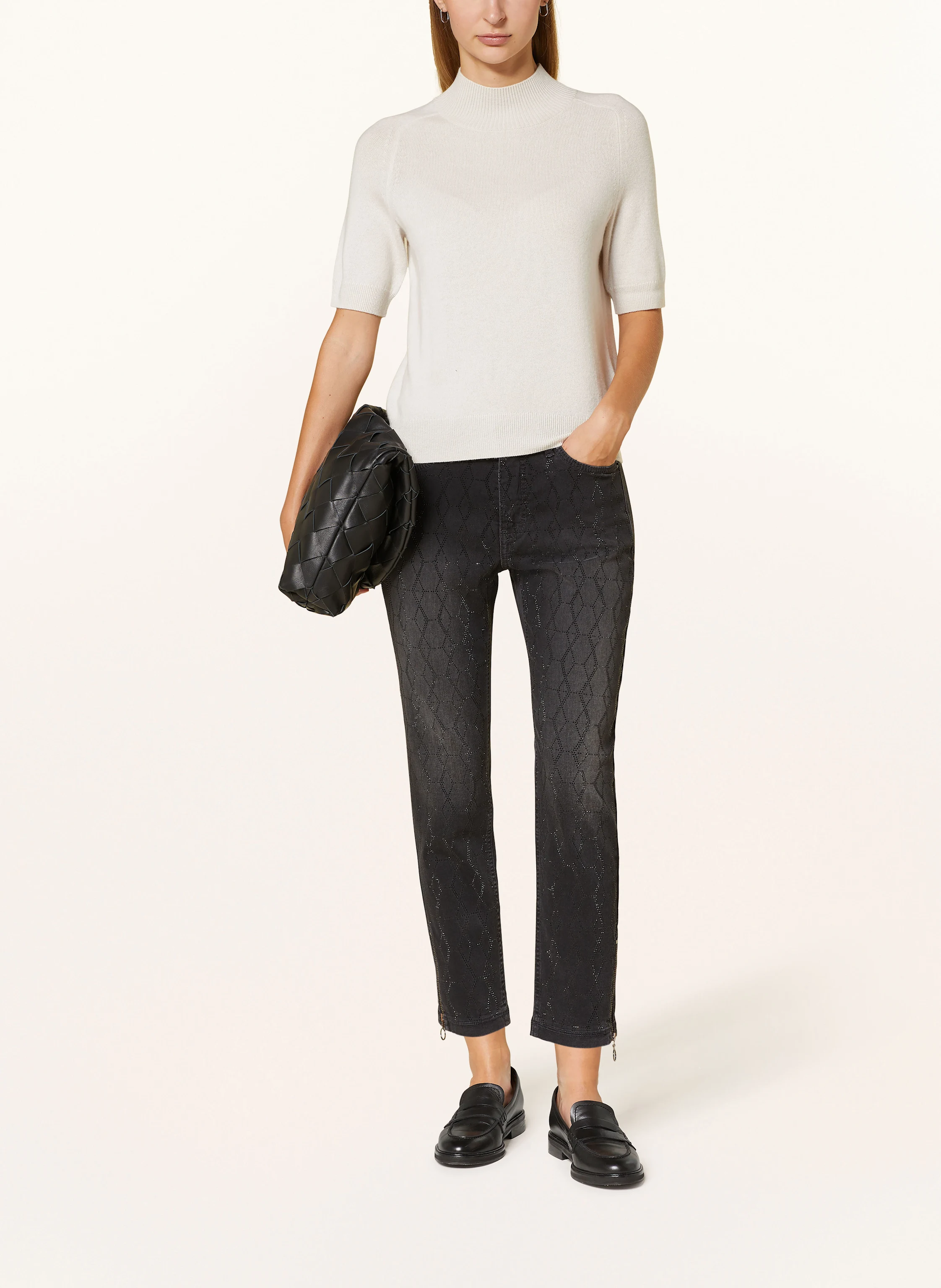 MAC Jeans SKINNY CHIC mit Schmucksteinbesatz