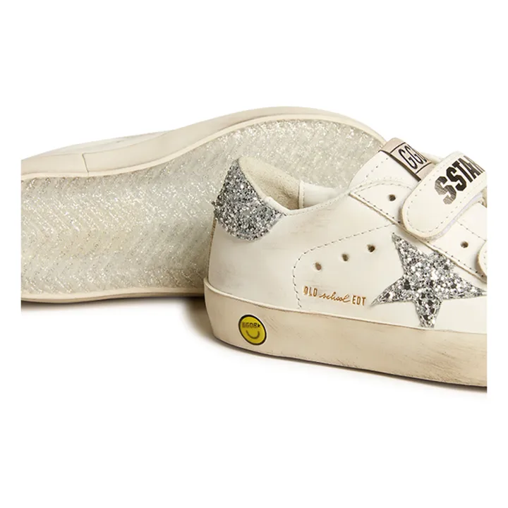 Golden Goose Baskets Scratchs Old School | Argenté