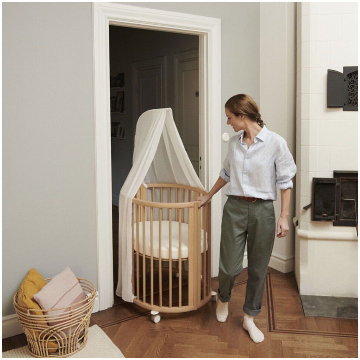 STOKKESTOKKE   Sleepi Mini V3 inkl Matratze white