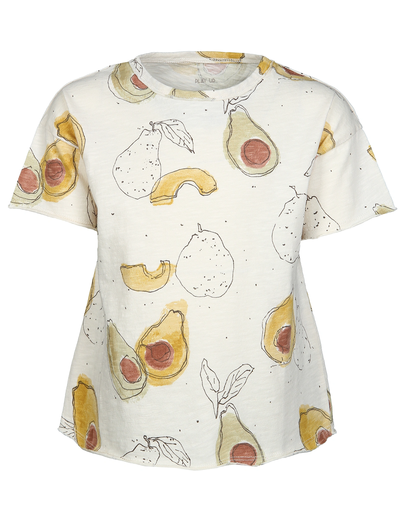Jersey-T-Shirt AVOCADO KARITÉ in weiß