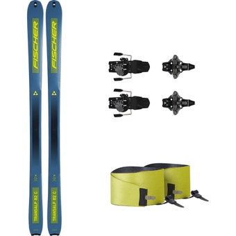 Fischer Transalp 82 Carbon   Fischer Tour Classic   Felle 22/23 Tourenski mit Bindung