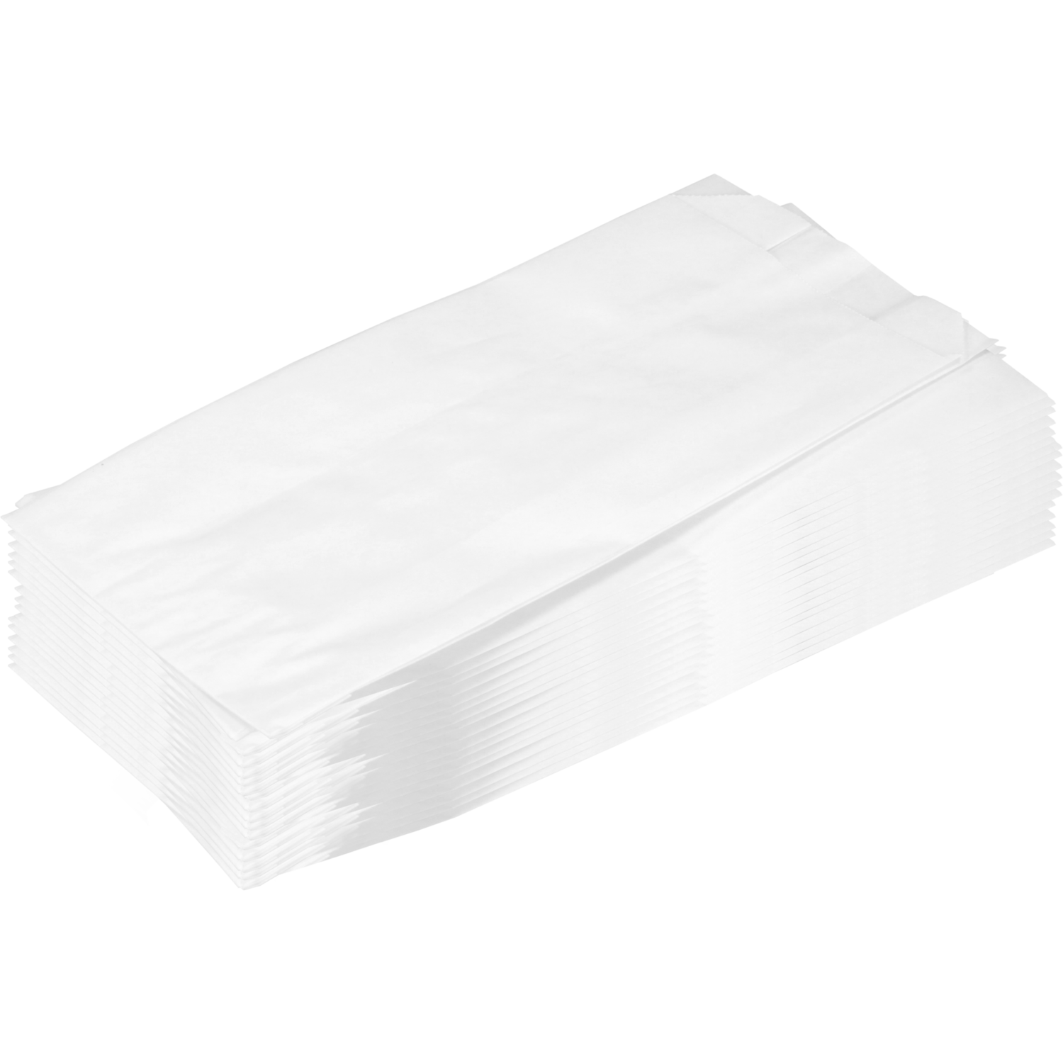 Zak, Snackzak, Ersatzpapier, Nr. 23, 1.5 ons, 9.5/ 3,25x24cm, wit