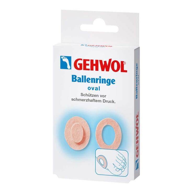 Gehwol Ballenringe oval, 6 St
