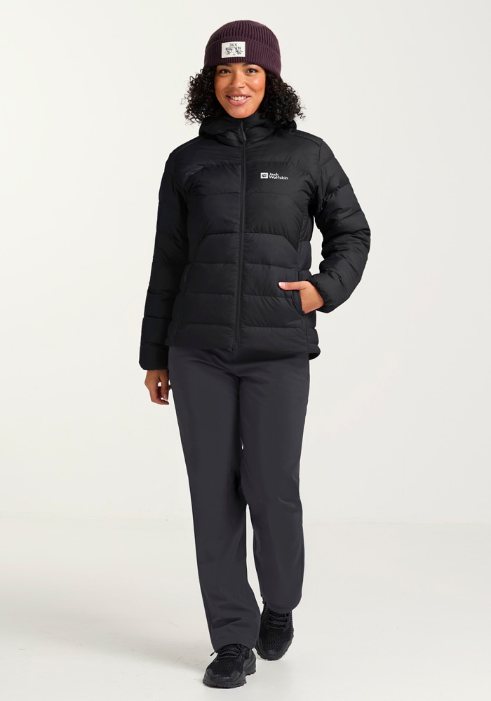 Jack Wolfskin Daunenjacke »ATHER DOWN HOODY W RDS« mit Kapuze
