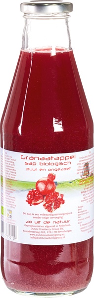 Dutch Cranberry Group Granaatappelsap Ongezoet (750 ml)