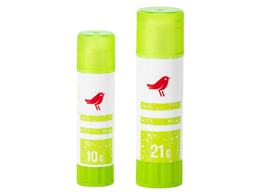 CONJUNTO DE 6 COLAS STICK AUCHAN 4X10G   2X21G
