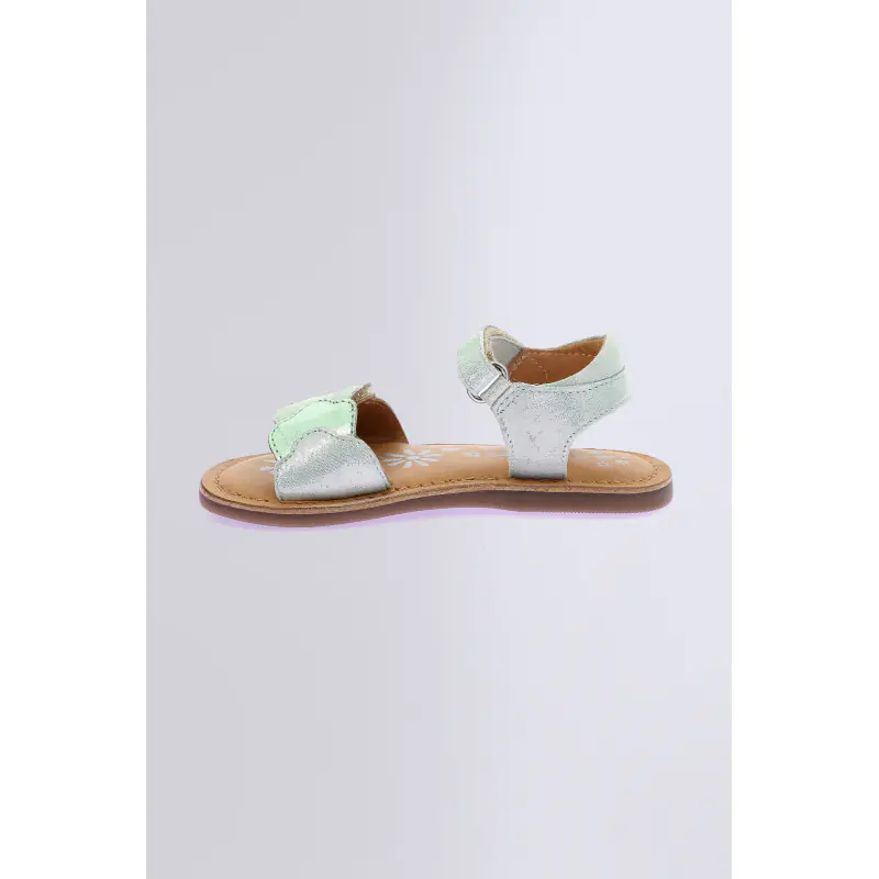 Dyastar Vert clair SANDALES Cuir Fille