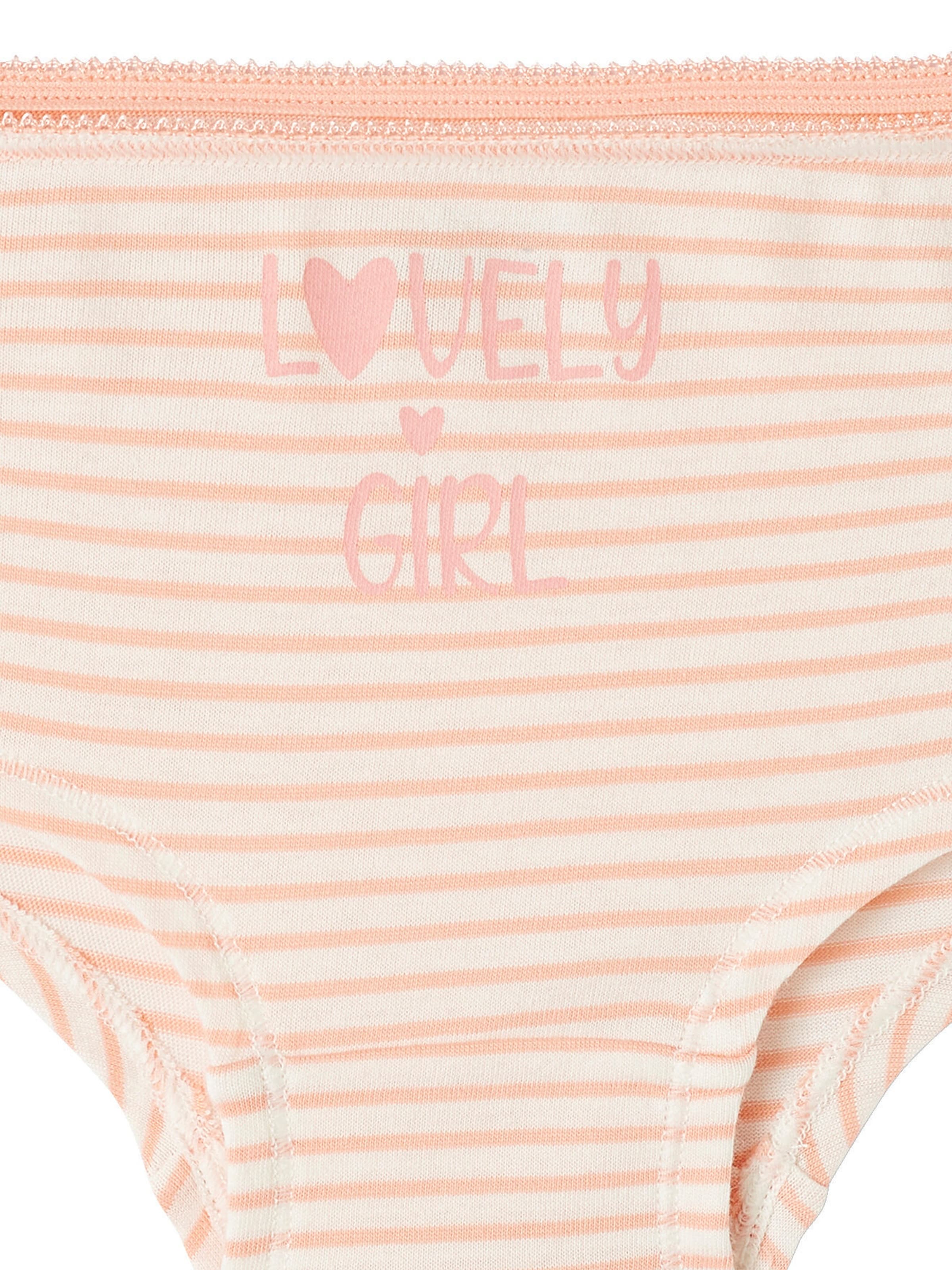 Vertbaudet 4er-Pack Mädchen Shortys BASIC wollweiß
