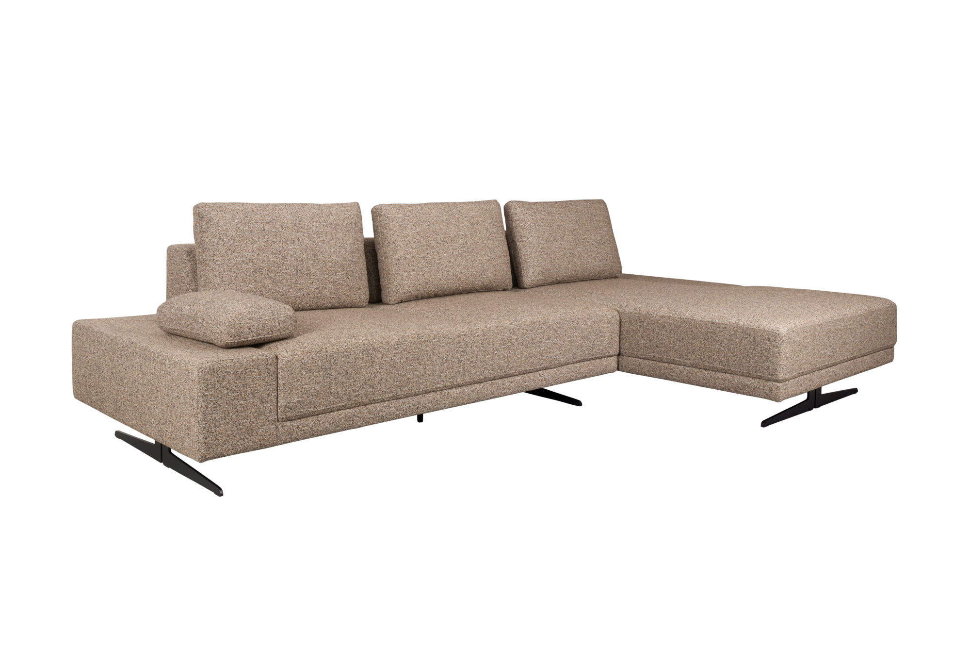 Bank Shelly Cinnamon rechts Chaise Longue