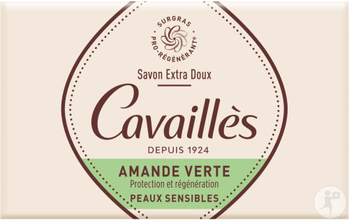 Rogé Cavaillès Savon Surgras Extra-Doux Amande Verte Peaux Délicates Et Sensibles 150g