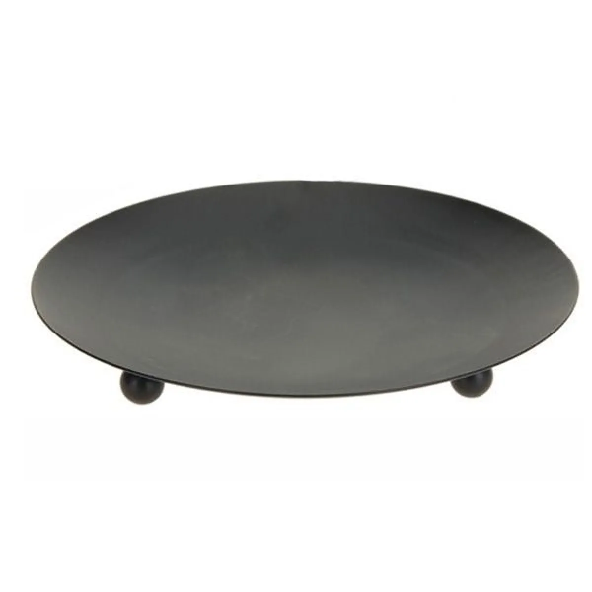 Porte Bougie Métal Noir