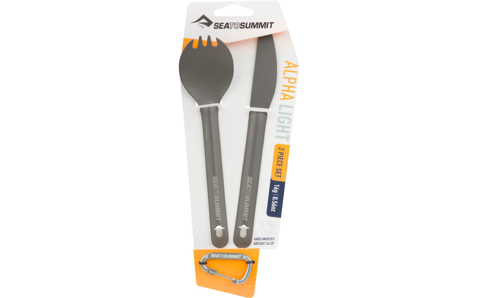 Sea to Summit AlphaLight Cutlery Set Besteckset 2-teilig: Messer, Gabel