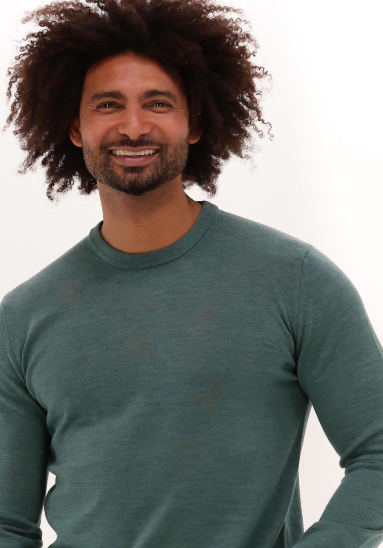 SCOTCH & SODA groene scotch & soda trui crewneck pullover