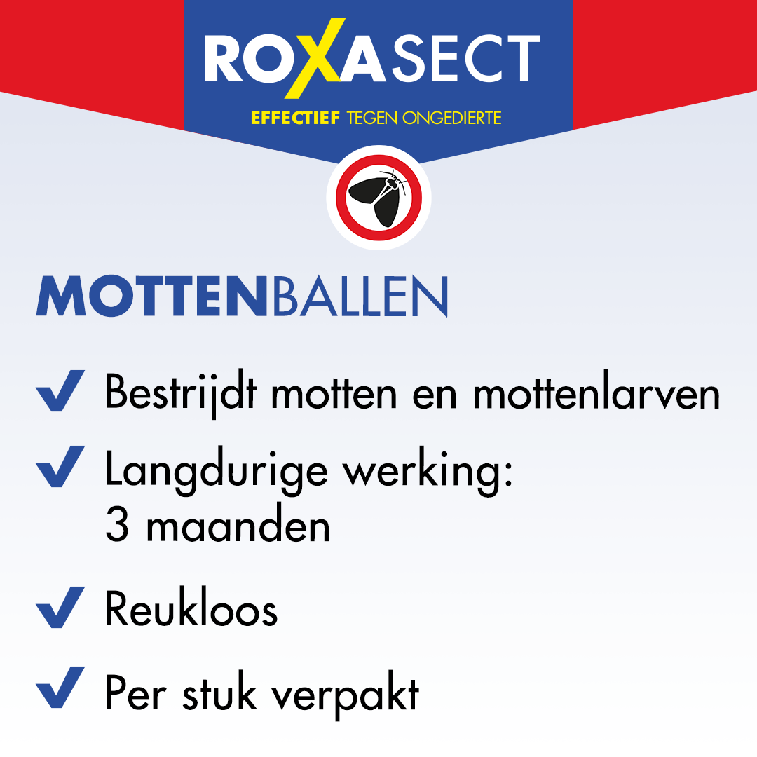 Roxasect Mottenballen (20 stuks)