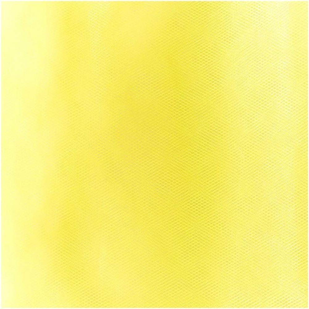 Rouleau de tulle 50 cm x 5 m - jaune