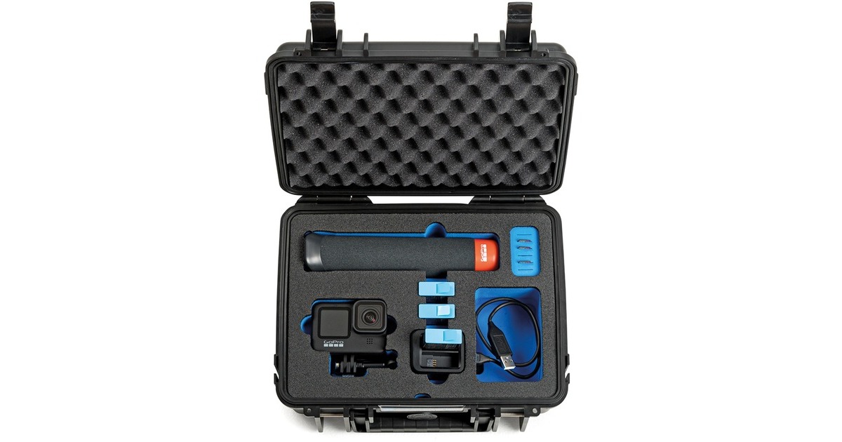 B&Woutdoor.case type 2000 GoPro9 koffer  (Zwart)