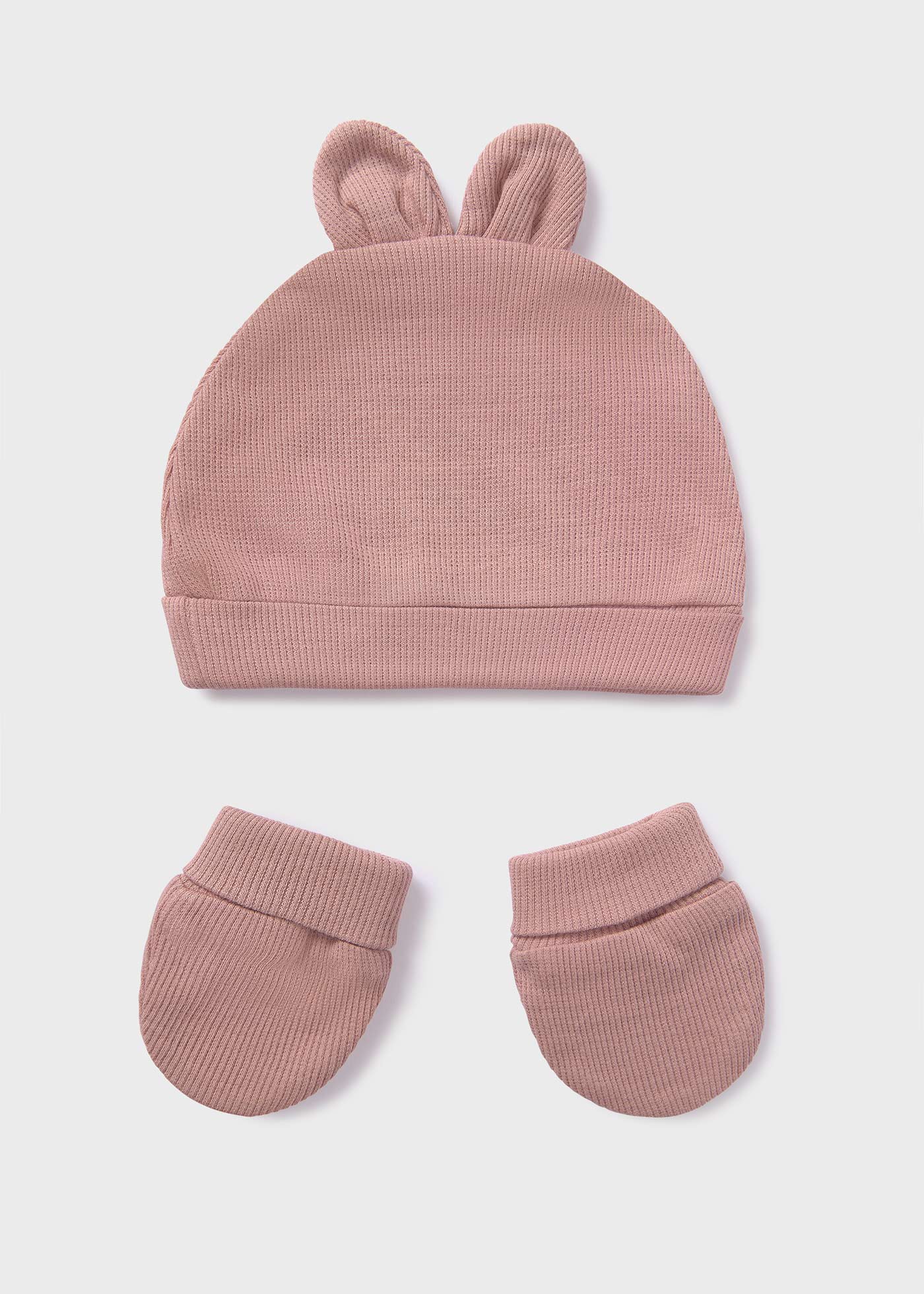 Conjunto de gorro e luvas para bebê Better Cotton