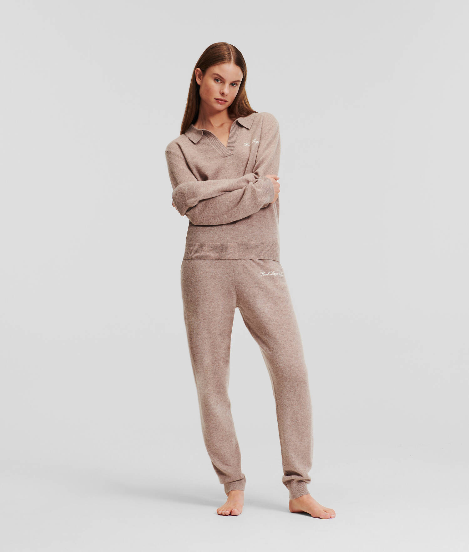 PANTALON DE JOGGING EN CACHEMIRE HOTEL KARL