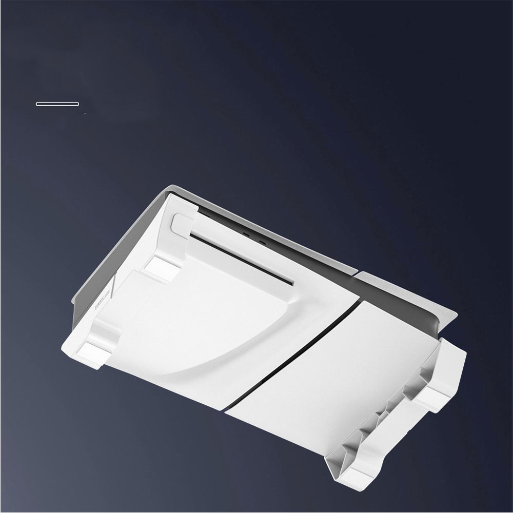 Sony PlayStation 5 PS5 Slim Zweiteilige Halterung (Horizontal) - Weiss