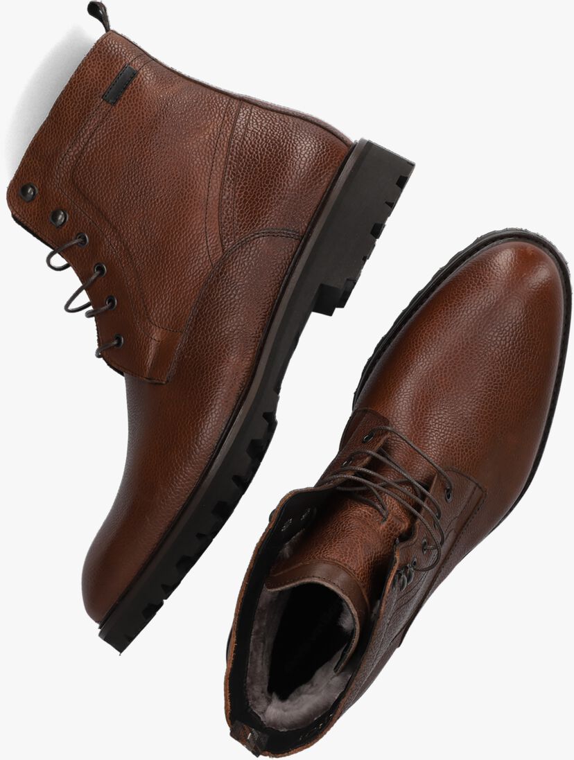 FLORIS VAN BOMMEL cognac floris van bommel veterboots sfm-80033