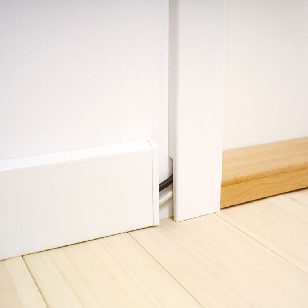 GULVLIST PRIMO CLASSIC LEDNINGSKJULER 60X14X3100MM