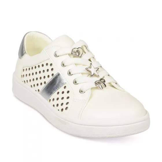 Baskets BLANC LOVELY SKULL