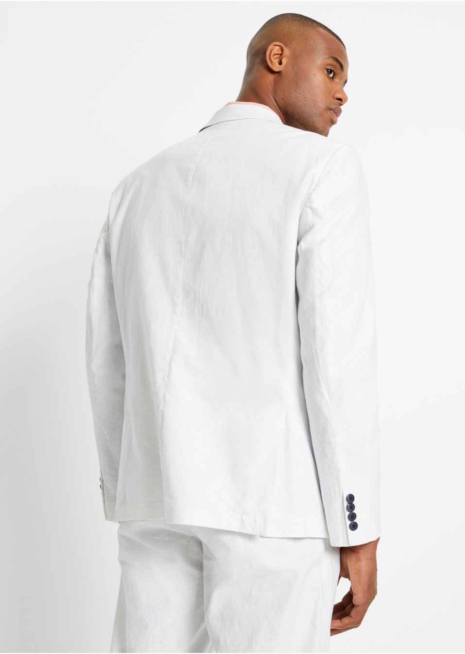 Veste de costume en lin majoritaire