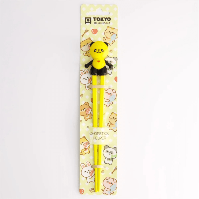 Tokyo Kinder Eetstokjes Panda Geel 22cm