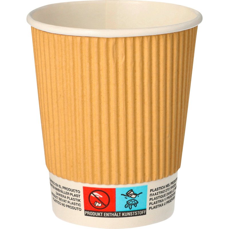Gobelet en carton Ripple Wall - 20 cl - Lot de 100