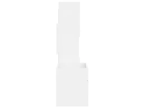 Ensemble de meubles de salle de bain 3 pcs blanc brillant