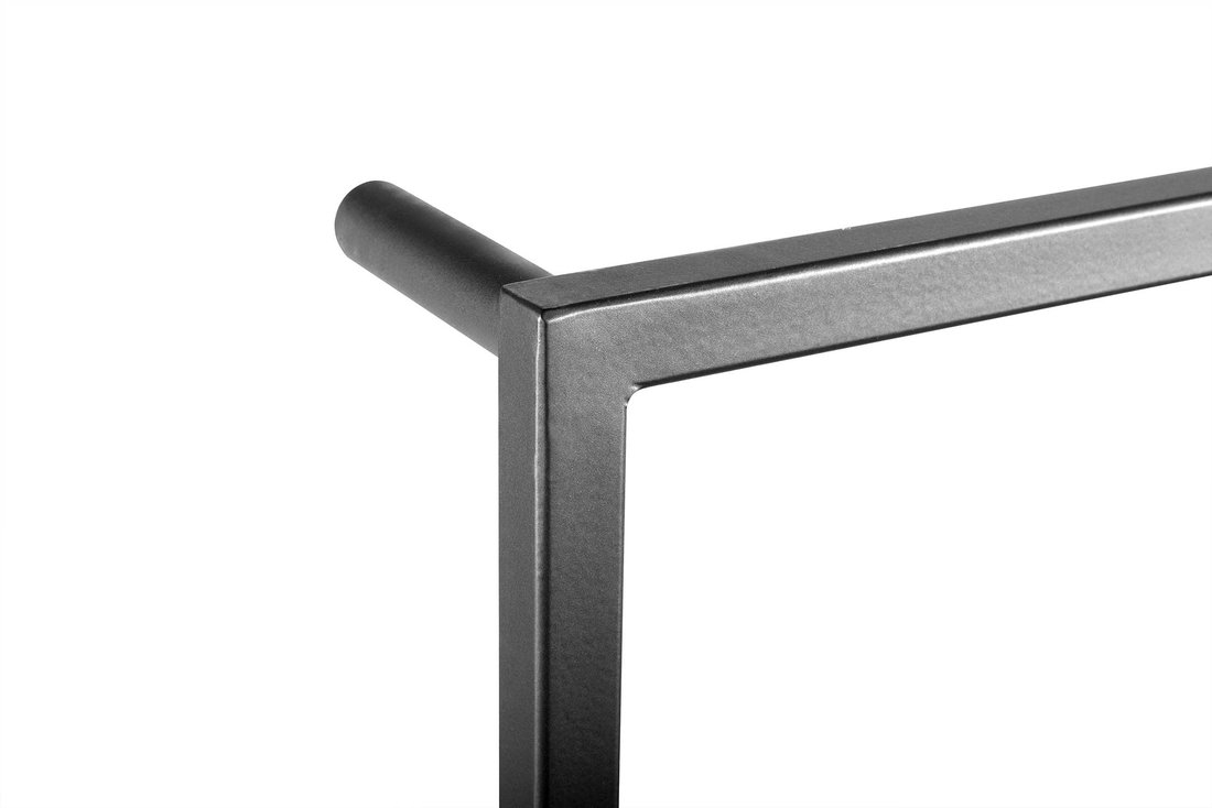 Sapho Industrial handdoekrek hangend 115x60cm mat zwart