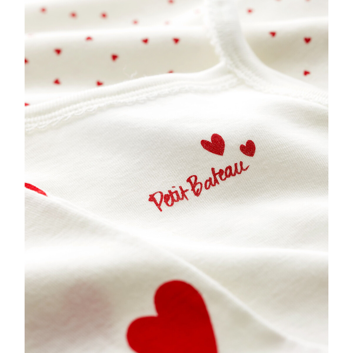 PETIT BATEAU<br>Conjunto de 3 macacões com alças finas