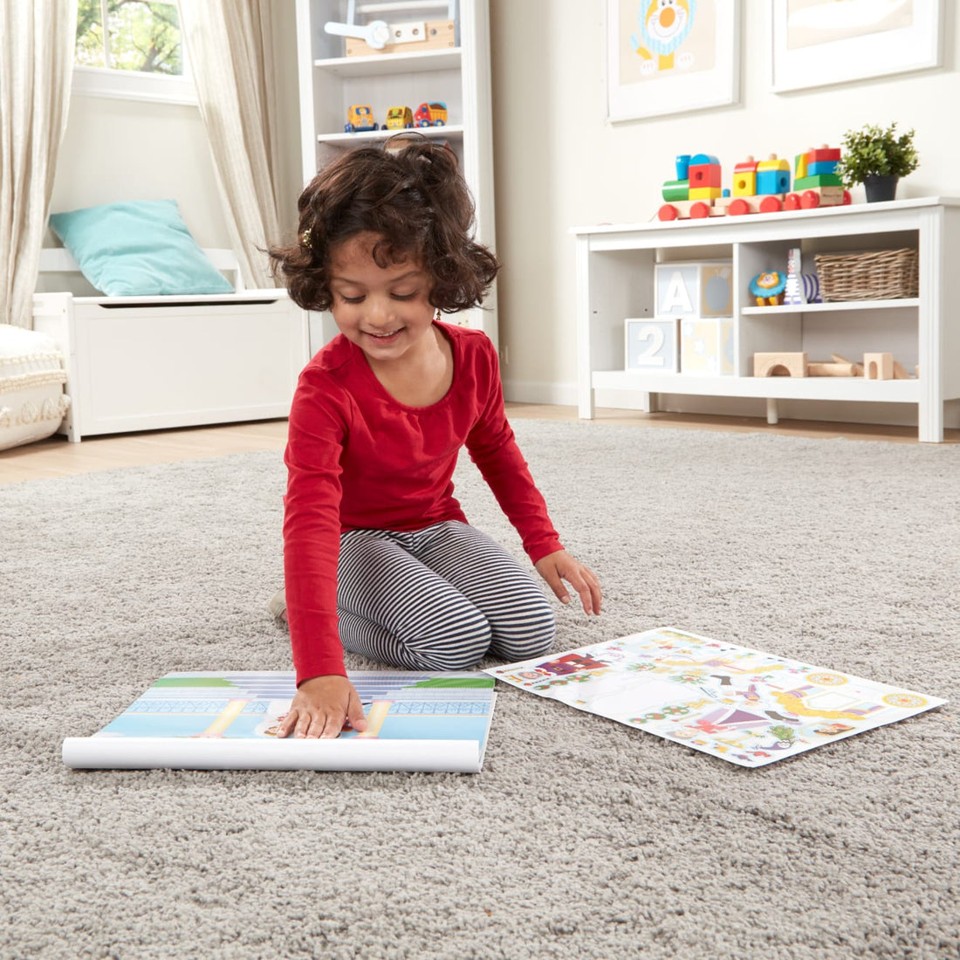 Melissa & Doug - Genanvendelig klistermærkepude - Prinsesseslot