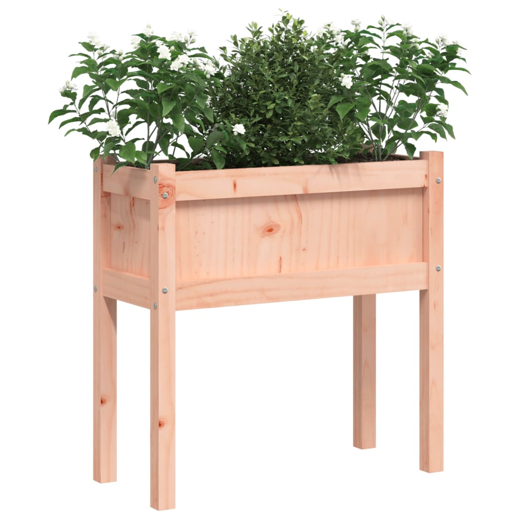Jardinières avec pieds 70x31x70 cm bois massif douglas