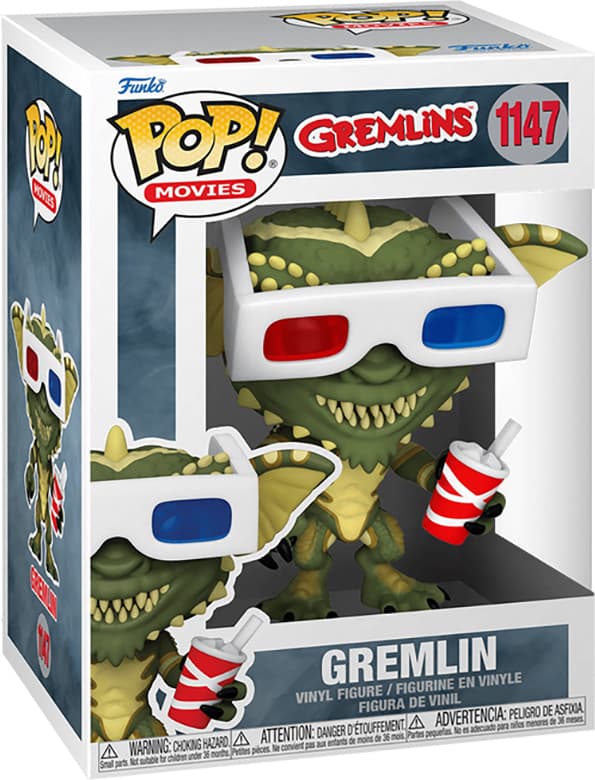 Funko POP Gremlins actionfigur (Gremlin med 3D-briller)