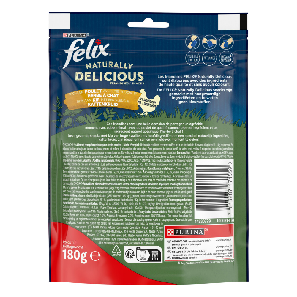 Felix Naturally Delicious Maxipack Kip180 gr
