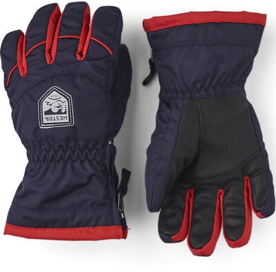 Hestra Sarri Zip JR Hanske, Dark Navy/Ivory