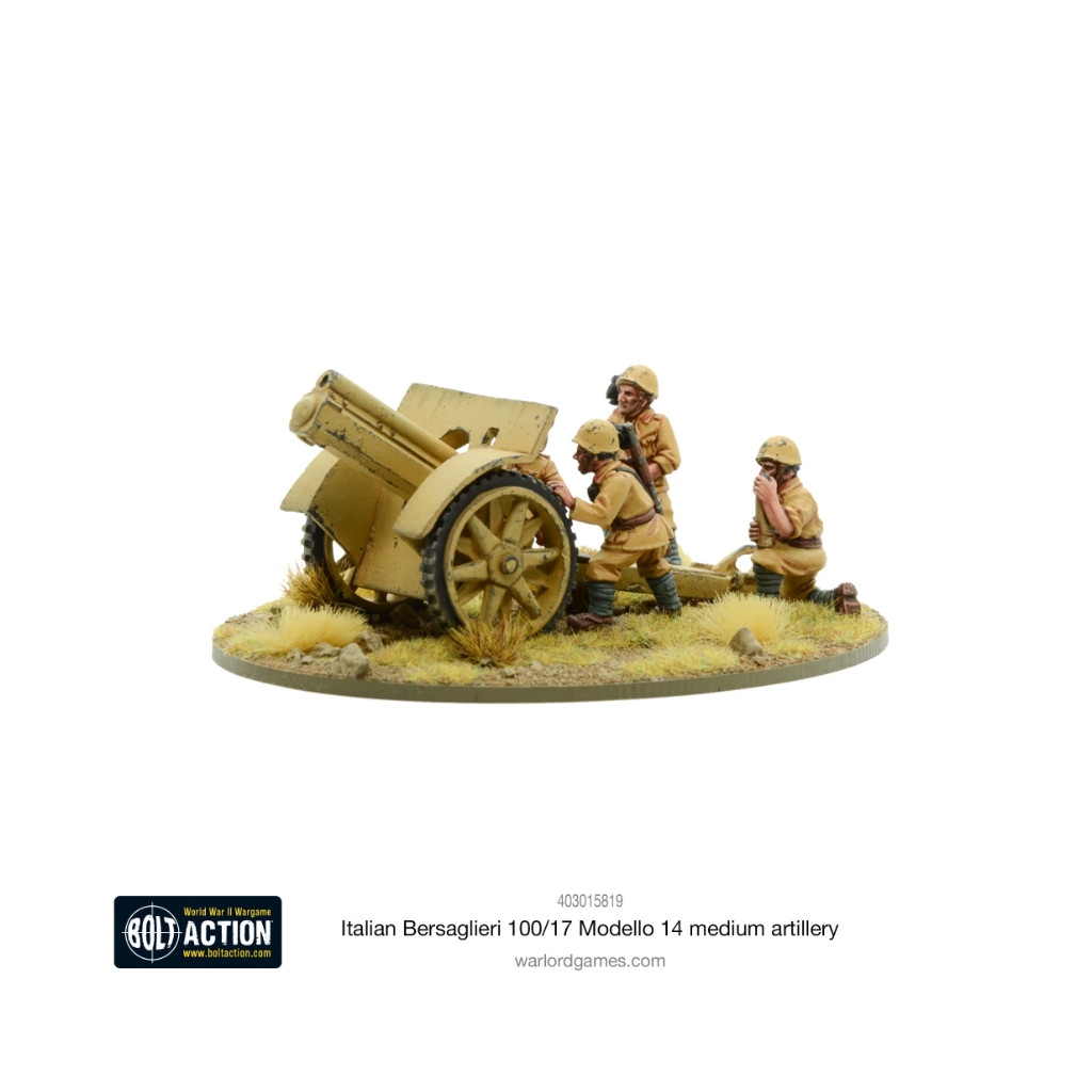 Bolt Action - Italian Bersaglieri 100/17 Modello 14 medium artillery