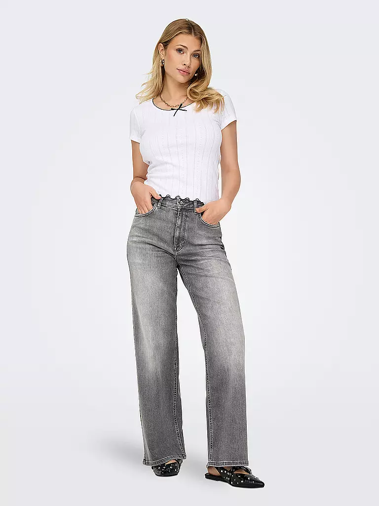 ONLY Jeans Flared Fit ONLMADISON hellgrau