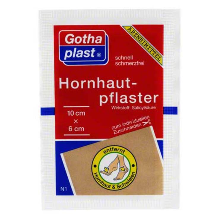 Gothaplast Hornhautpflaster 6x10 cm, 1 St