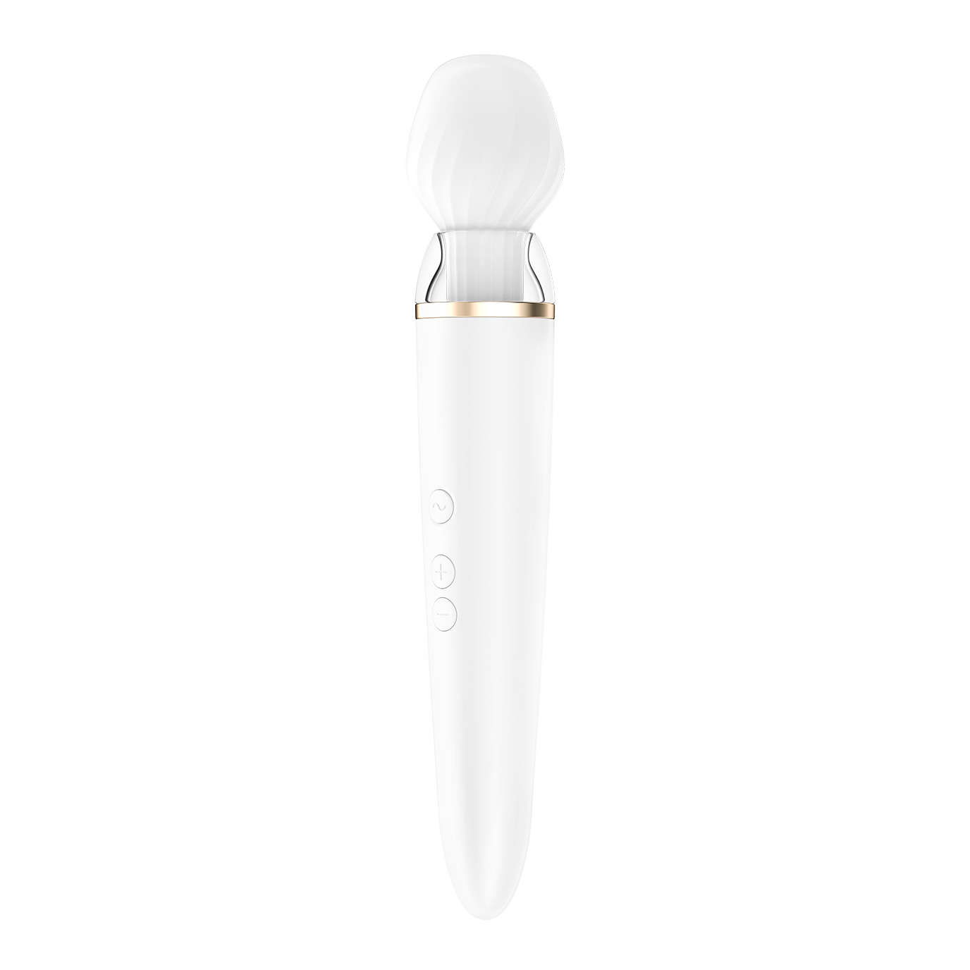 Double Wand-er Massage Vibrator mit App Steuerung (4061504001791) - Weiss
